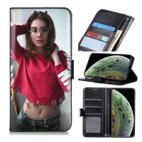 iPhone  X/Xs Customize Leather Case-Front Printed